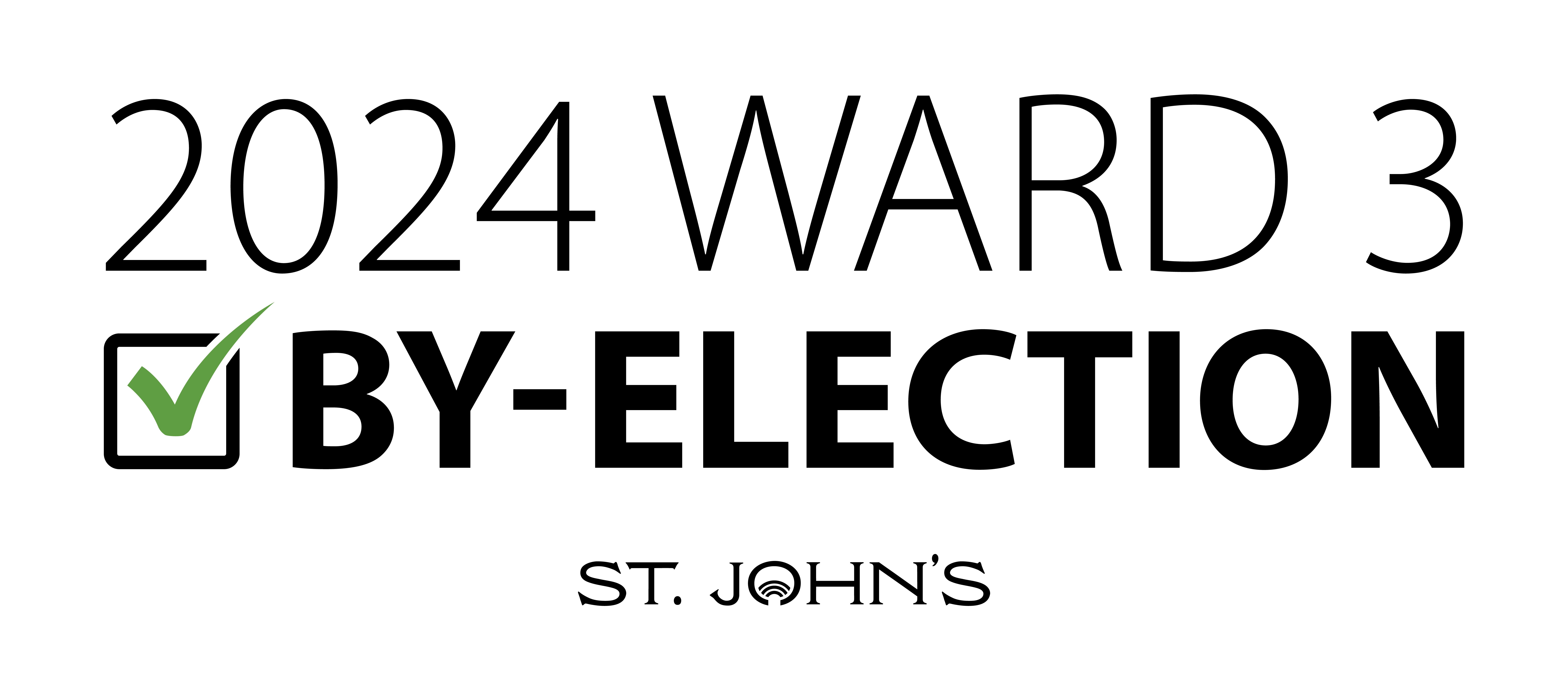 a watermark that says "ward 3 by-election" with a check mark 