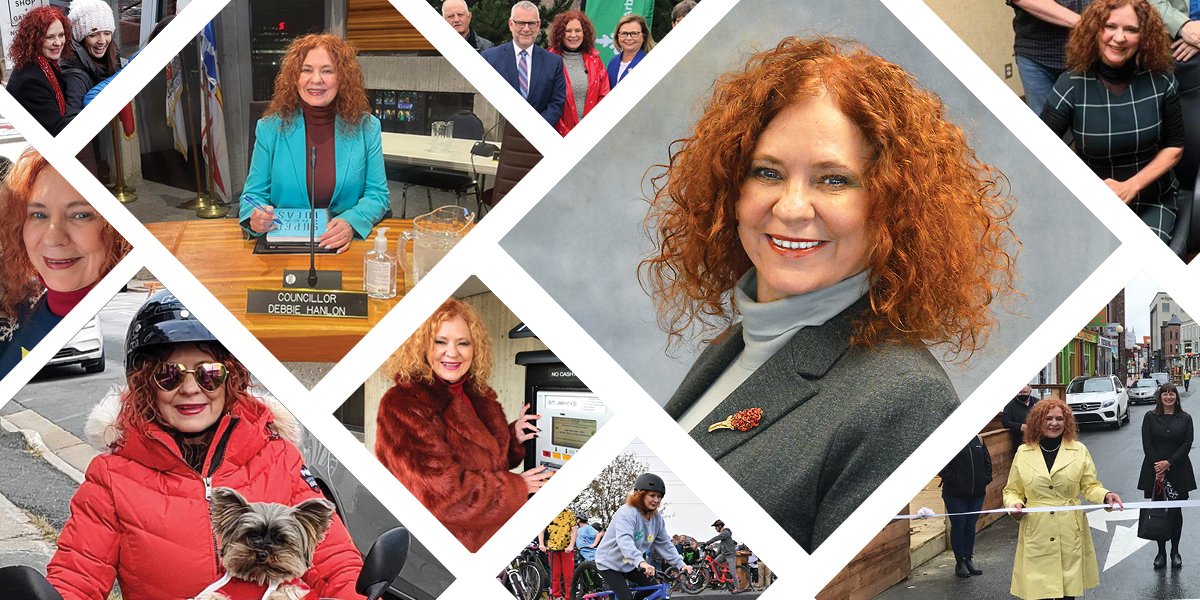 Photo collage of Councillor Debbie Hanlon