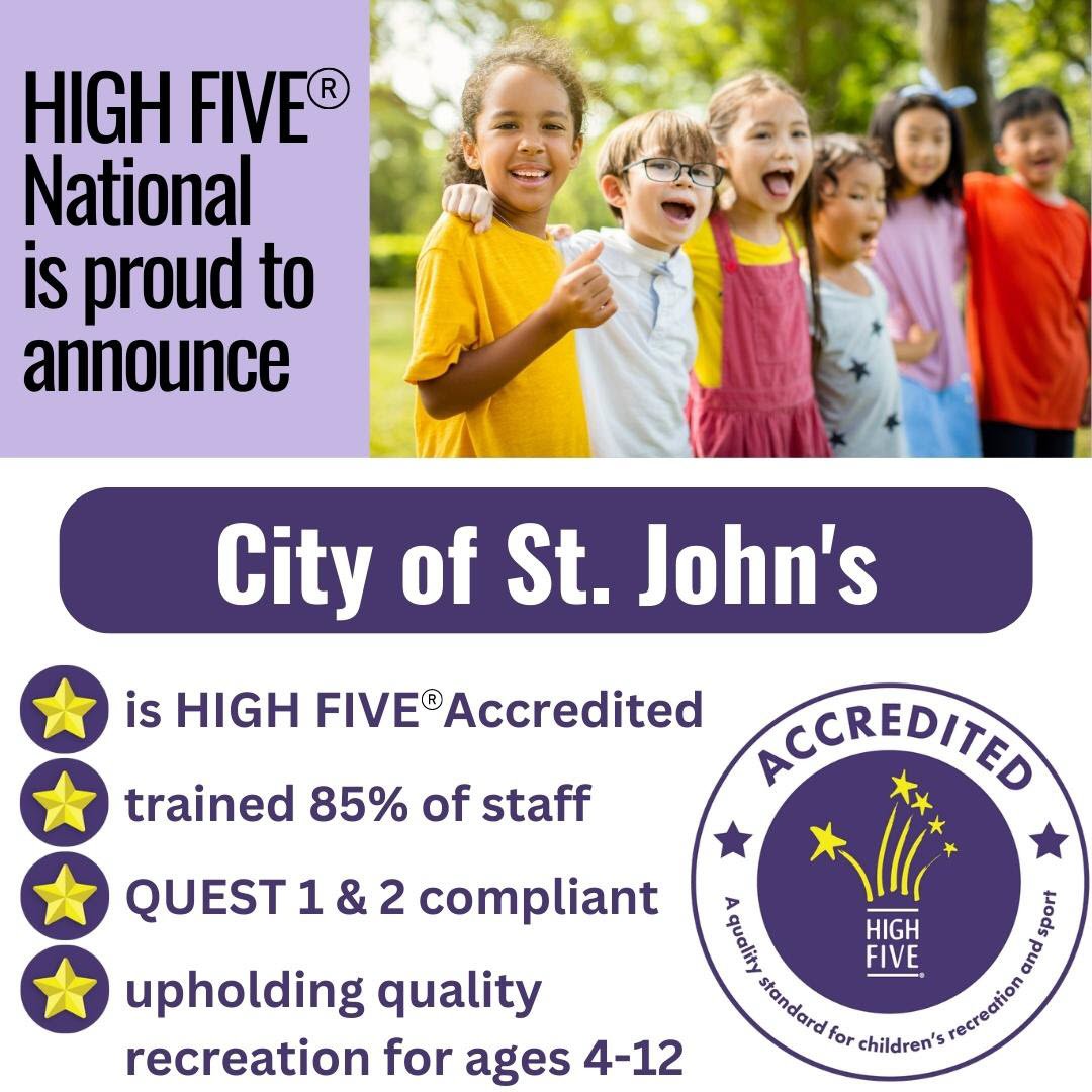 Accreditation notice from High Five